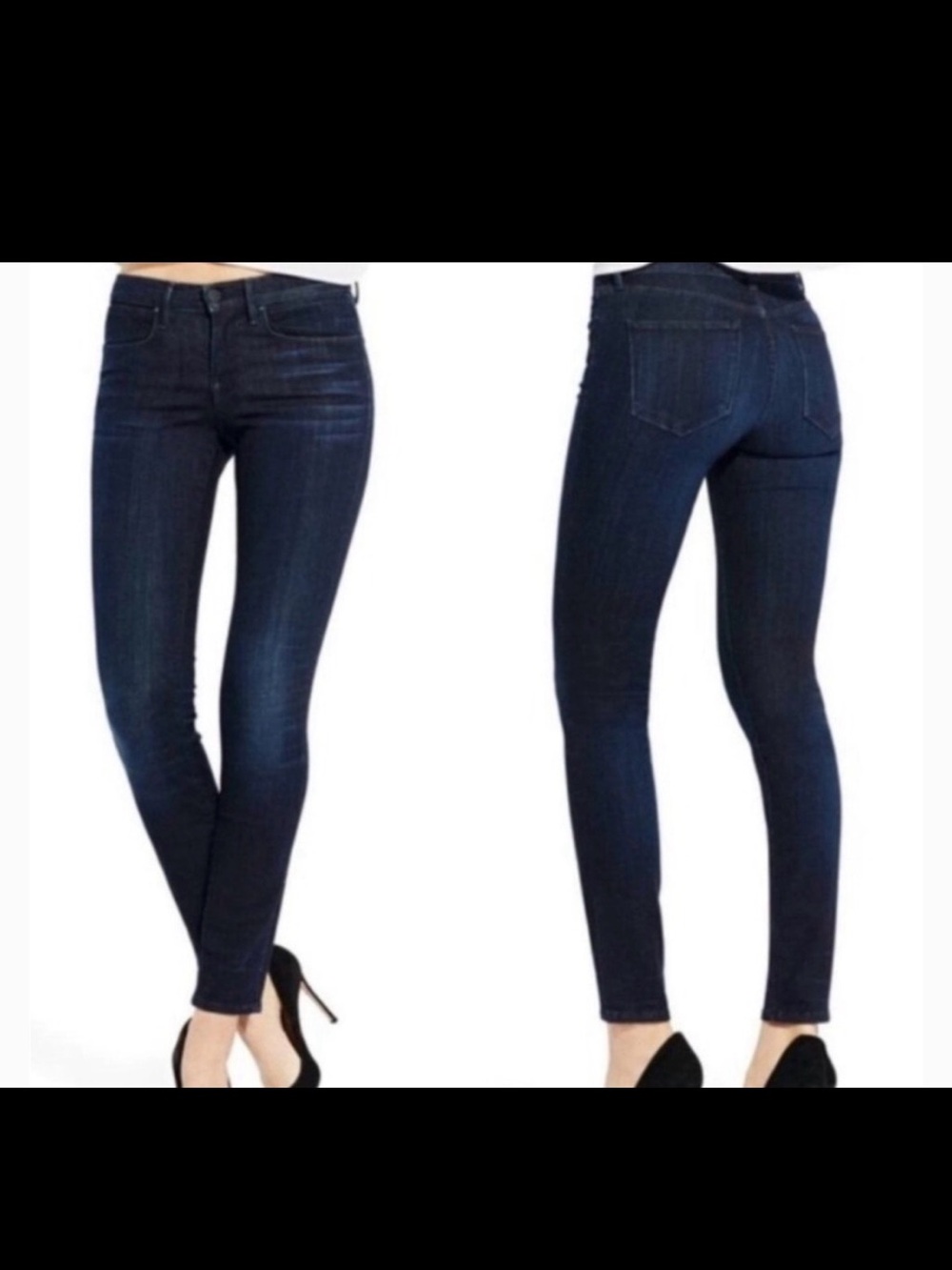 AYR Women's Dark Indigo Skinny Jeans